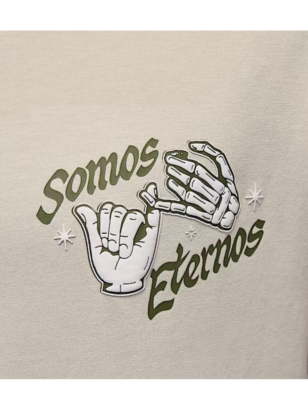 Nike Jordan Somos Eternos Men Medium Shirt Light Stone/Legion Green IM8218-199